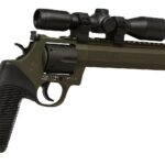 Taurus Raging Hunter 44 Magnum OD Green Revolver with Leupold FX-II 4×28 Handgun Scope