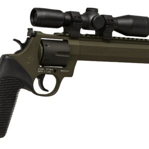 Taurus Raging Hunter 44 Magnum OD Green Revolver with Leupold FX-II 4×28 Handgun Scope