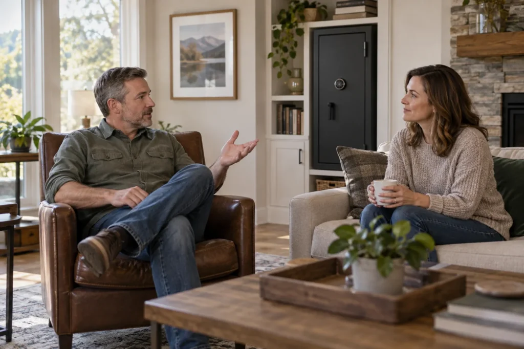 How to Plan a Calm, Useful Household Conversation About Secure Firearm Storage